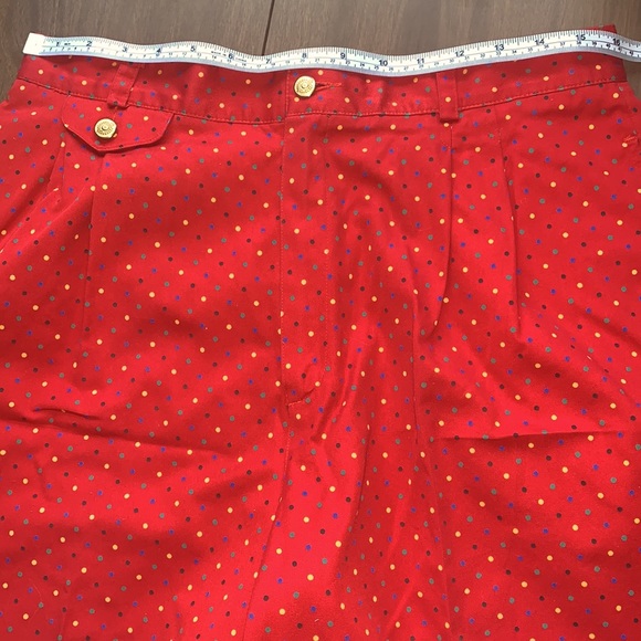 VINTAGE LIZ CLAIBORNE LIZSPORT HIGH WAIST POLKA DOT SHORTS - Picture 15 of 15